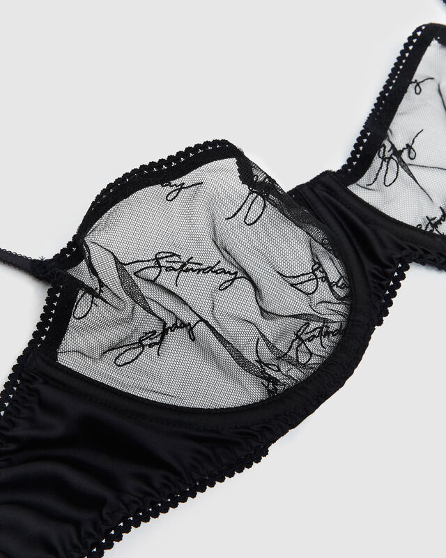 Weekend Edition Underwire Bra Black, hi-res image number null