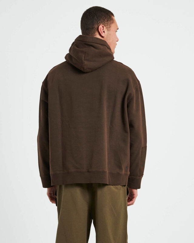 Surrealist Hoodie in Umber Brown, hi-res image number null