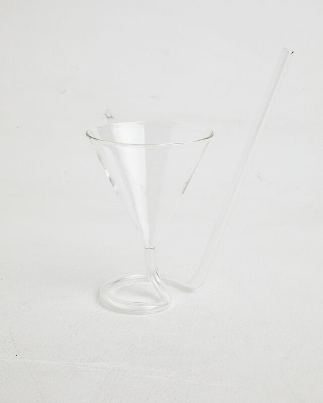 Martini Glass With Straw, hi-res image number null