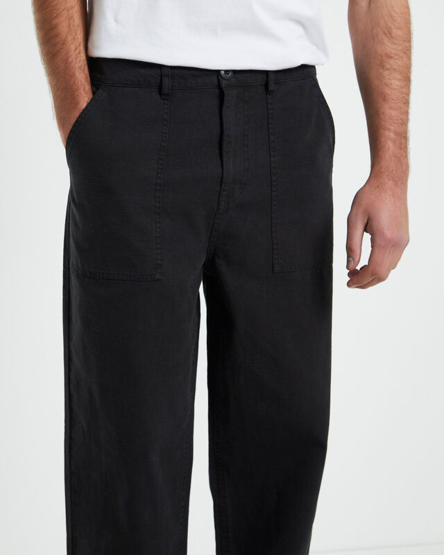 Conditions Military Pants in Washed Black, hi-res image number null