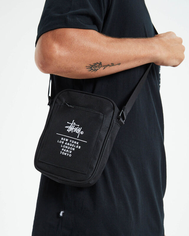 City Stack Messenger Bag Black, hi-res image number null