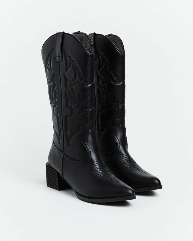 Ranger Cowboy Boot in Black, hi-res image number null