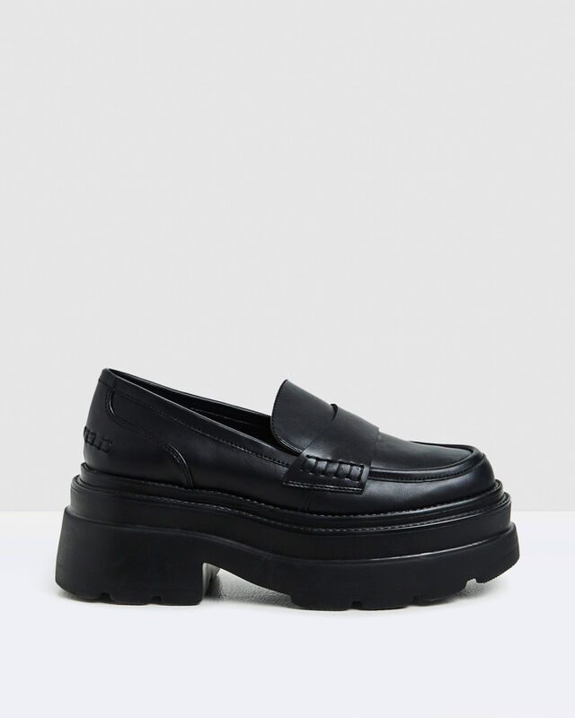 Peyton Platform Loafers Smooth Black, hi-res image number null