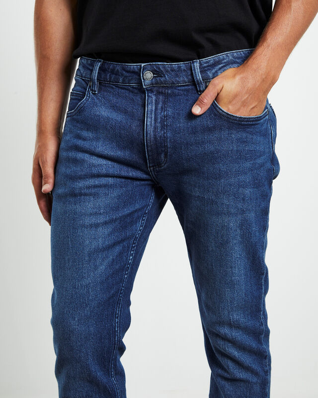 Tim Slim Jeans Organic Indigo Worn Blue, hi-res image number null