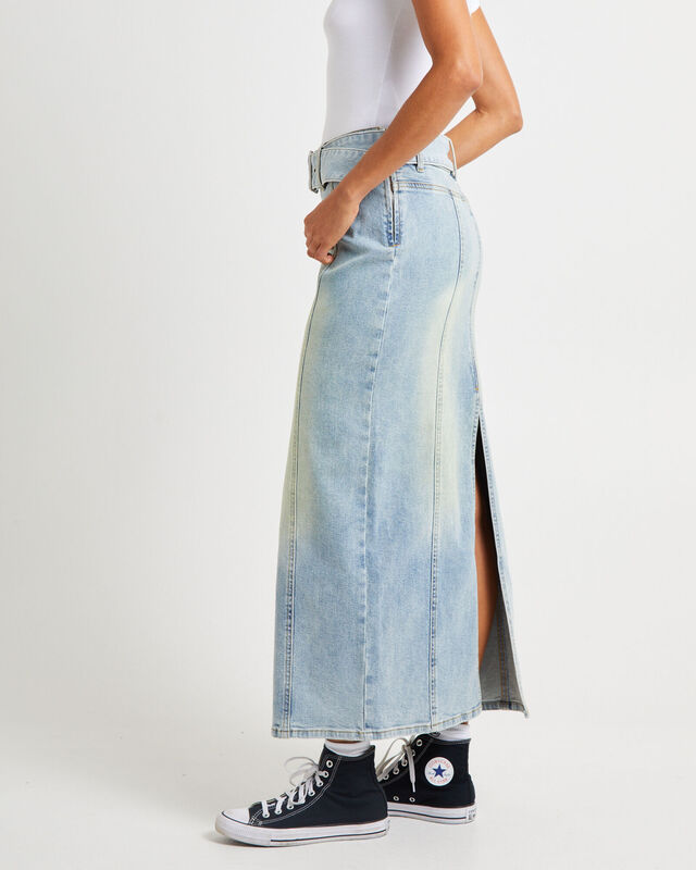 Kaya Low Belted Maxi Skirt, hi-res image number null