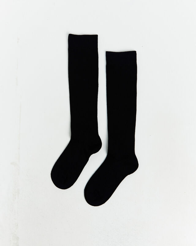 Knee High Socks Black, hi-res image number null