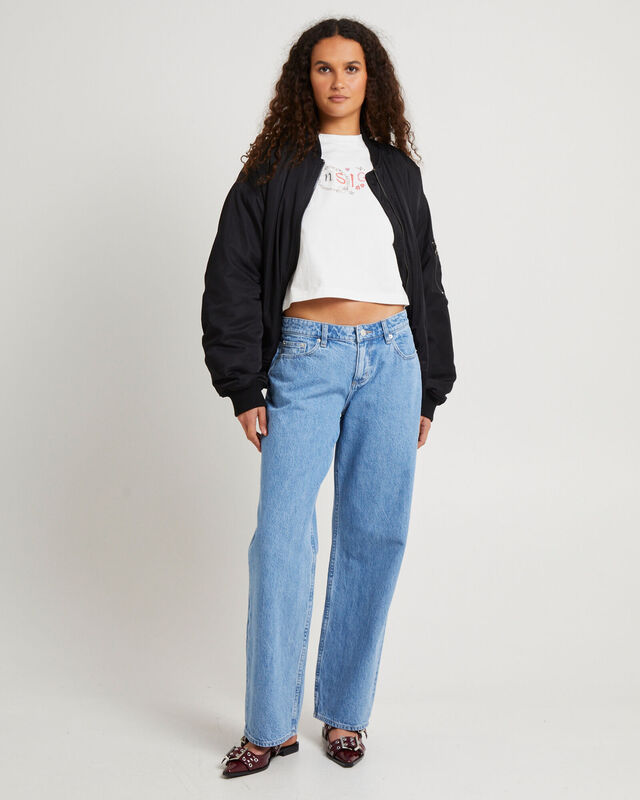 Y2k Low Baggy Jeans Brooklyn Blue, hi-res image number null