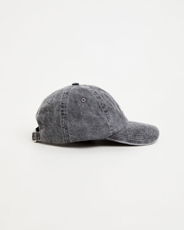 Stone Wash Baseball Cap in Washed Charcoal, hi-res image number null