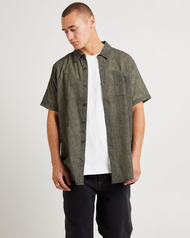 CHECK CREPE SHIRT, hi-res image number null