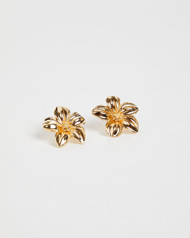 Flower Stud Earrings, hi-res image number null