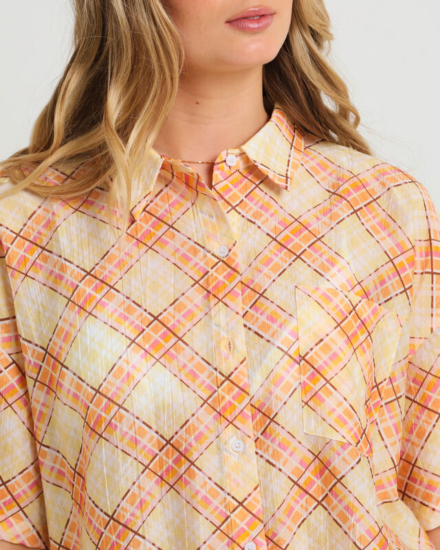 Nahla Oversized Check Shirt, hi-res image number null