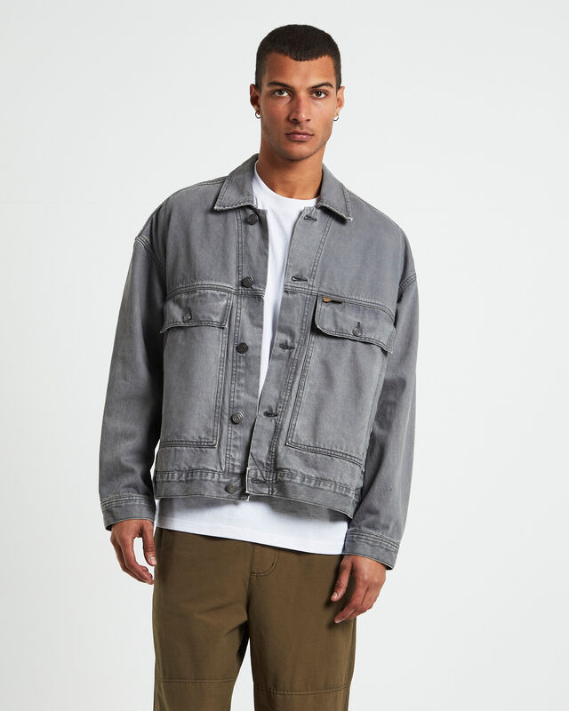 Aeon Trucker Jacket Fossil Grey, hi-res image number null