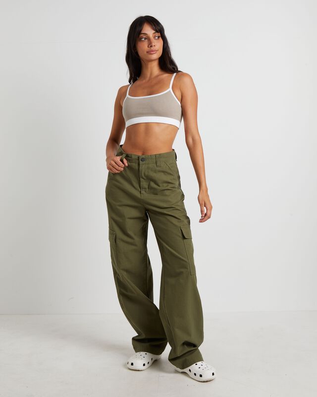 Donna Cargo Pants in Khaki, hi-res image number null