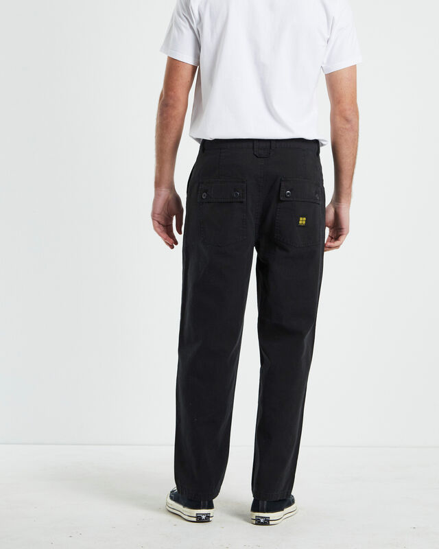 Conditions Military Pants in Washed Black, hi-res image number null