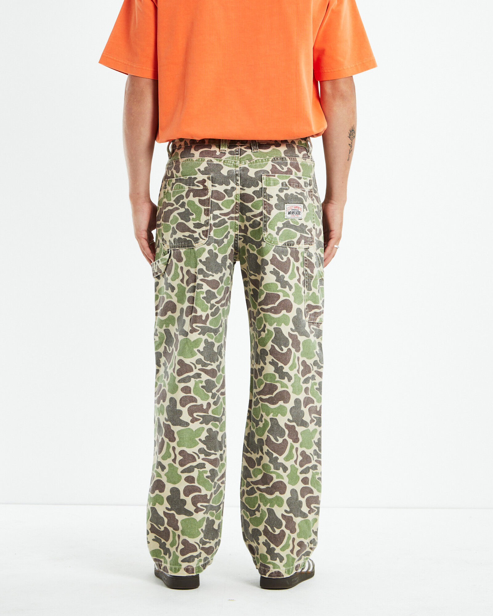 STUSSY Canvas Work Pants Camo Green | General Pants