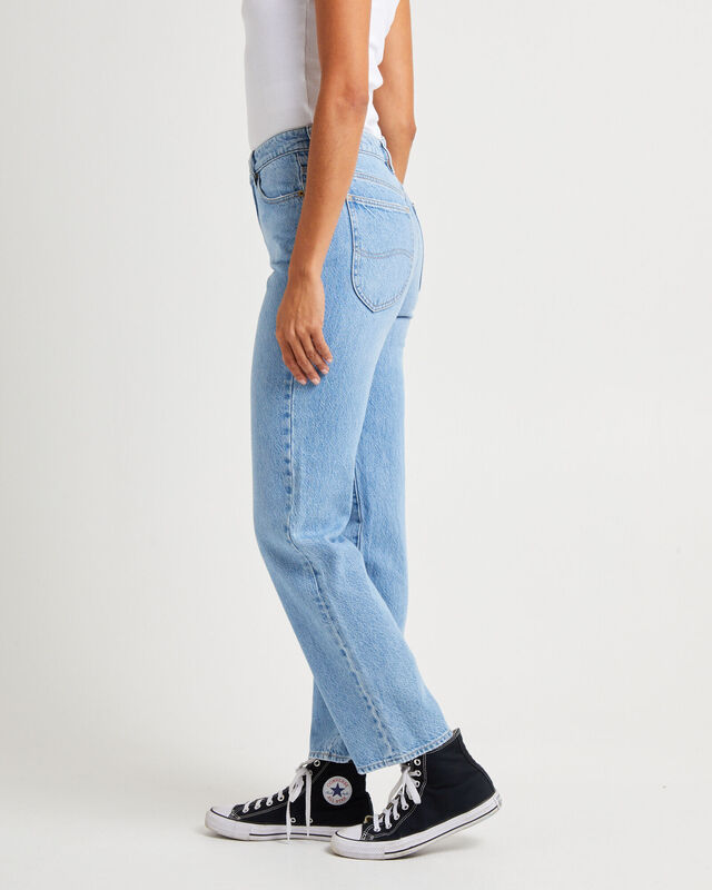 Mid Slim Straight Jeans Lafayette Blue, hi-res image number null