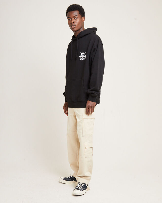 Old Skool Fleece Hoodie Black, hi-res image number null