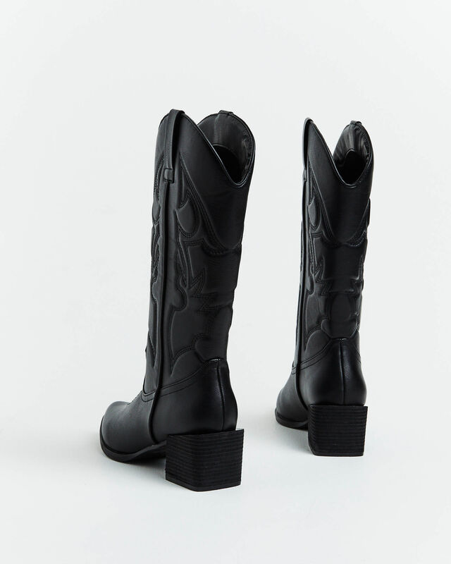 Ranger Cowboy Boot in Black, hi-res image number null