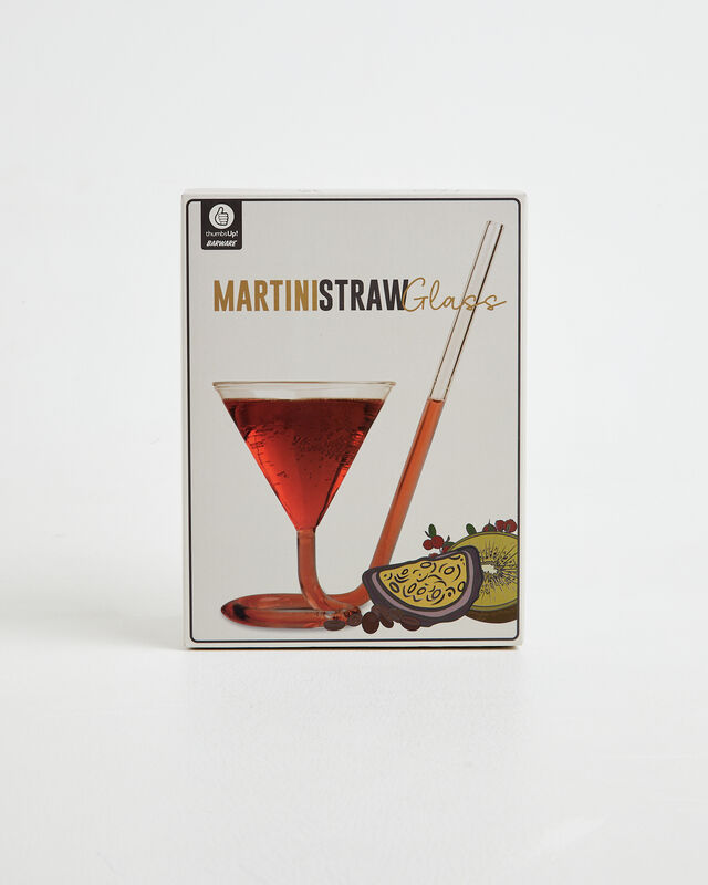 Martini Glass With Straw, hi-res image number null