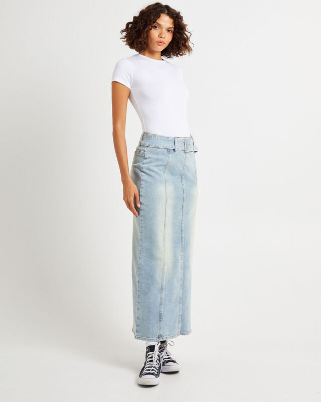 Kaya Low Belted Maxi Skirt, hi-res image number null