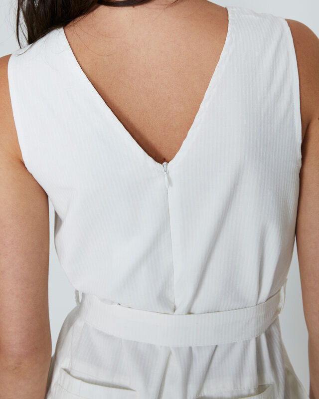 Dylan Onepiece Jumpsuit White, hi-res image number null