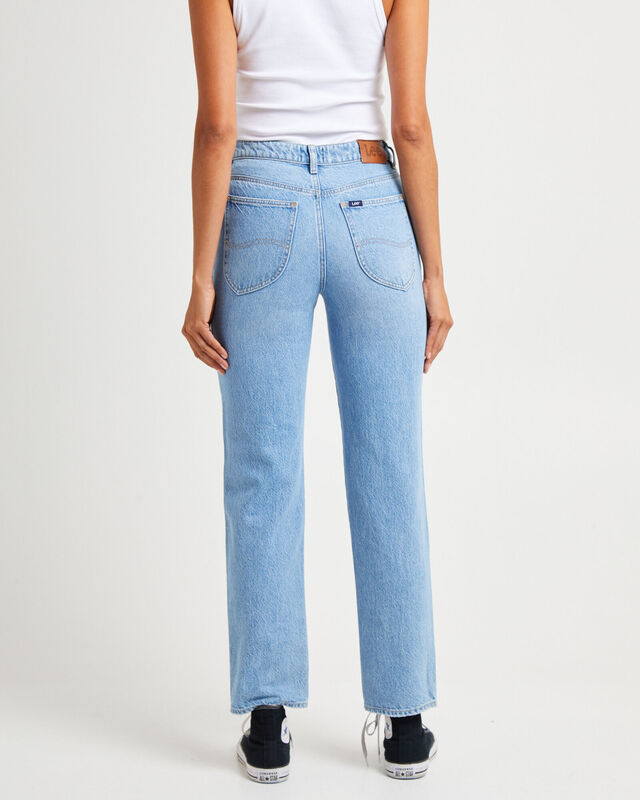 Mid Slim Straight Jeans Lafayette Blue, hi-res image number null