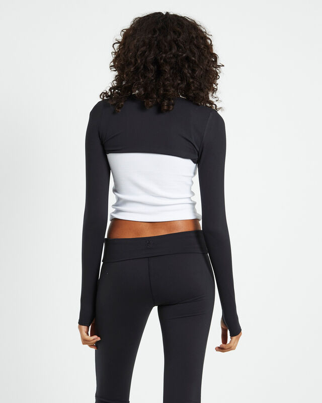 Active Long Sleeve Bolero Black, hi-res image number null