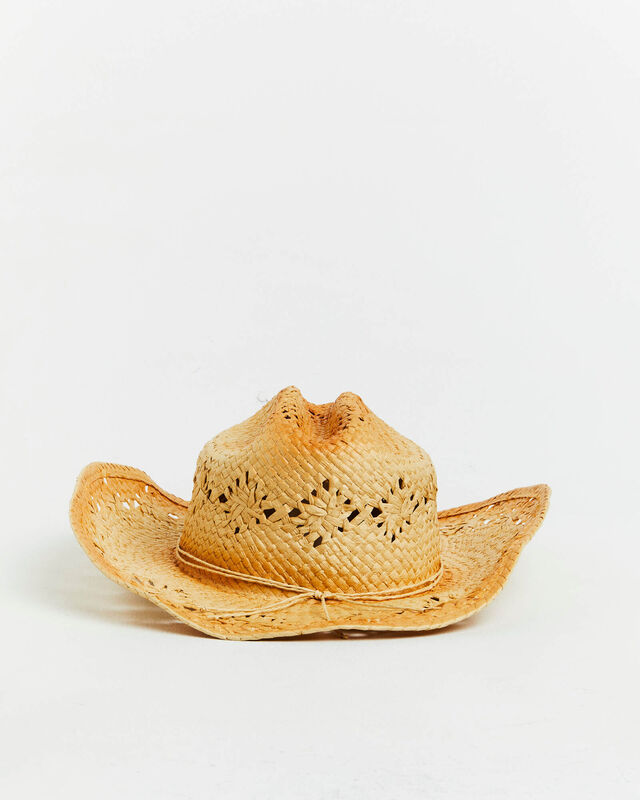 Straw Cowboy Hat in Natural, hi-res image number null