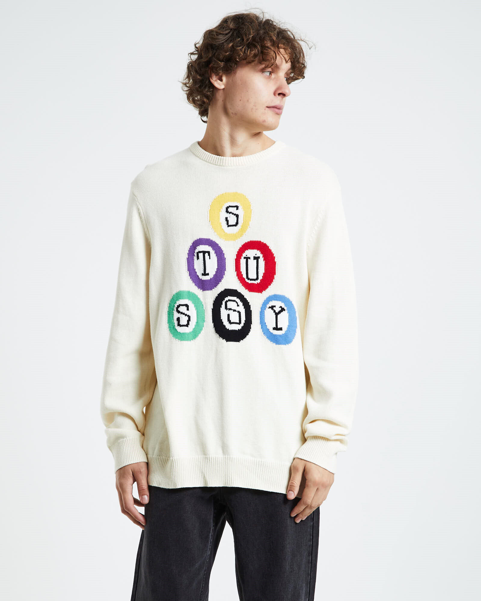 Stussy 21SS BILLIARD SWEATER ビリヤード ニット | nate-hospital.com