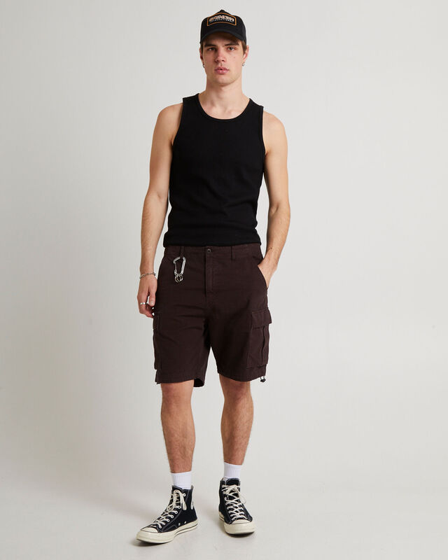 Surplus Ripstop Cargo Shorts Brown, hi-res image number null