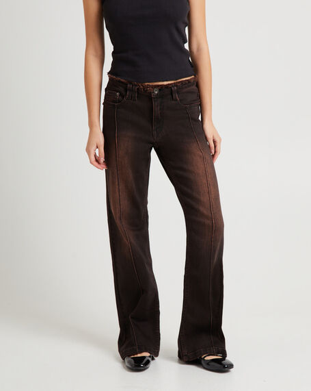 Bambi Fray Low Rise Jeans