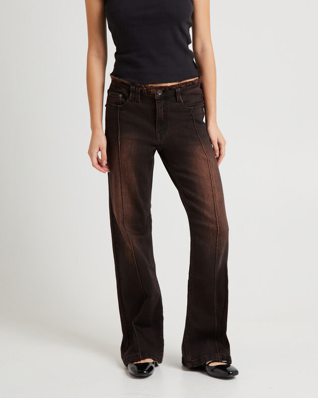 Bambi Fray Low Rise Jeans, hi-res image number null