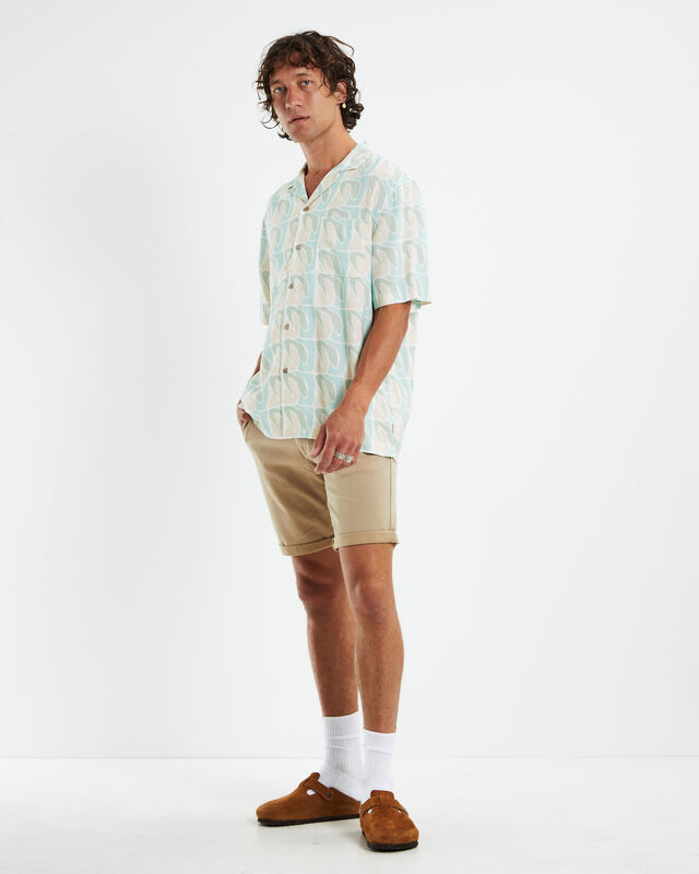 Passive Short Sleeve Resort Shirt Green, hi-res image number null