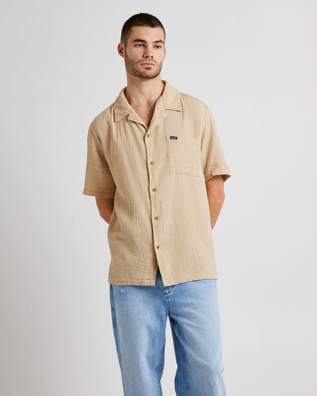 RESORT SHIRT CREPE DRIFTWOOD, hi-res image number null