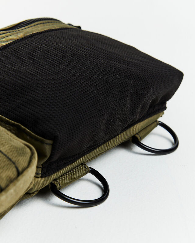 Multi Pocket Pouch Bum Bag in Green, hi-res image number null