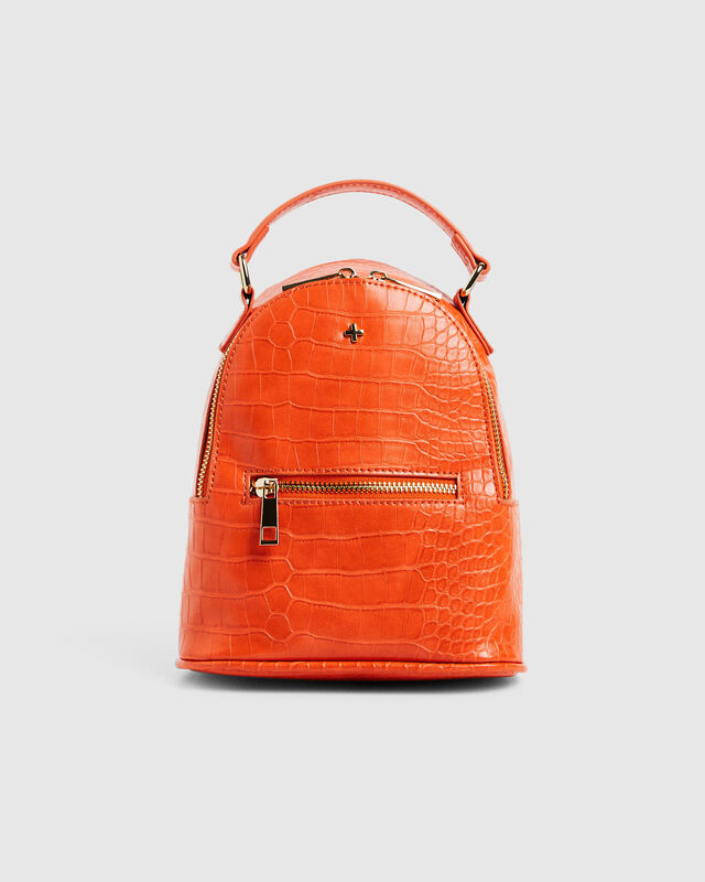 Kravitz Backpack Orange Croc, hi-res image number null