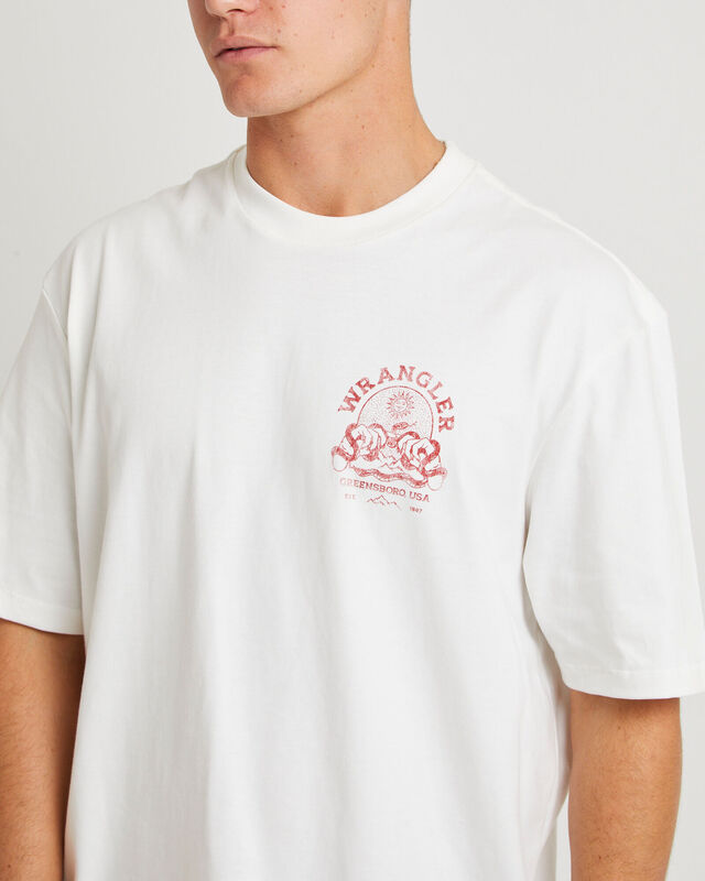 DARK ALCHEMY SLACKER TEE VINTAGE WHITE, hi-res image number null