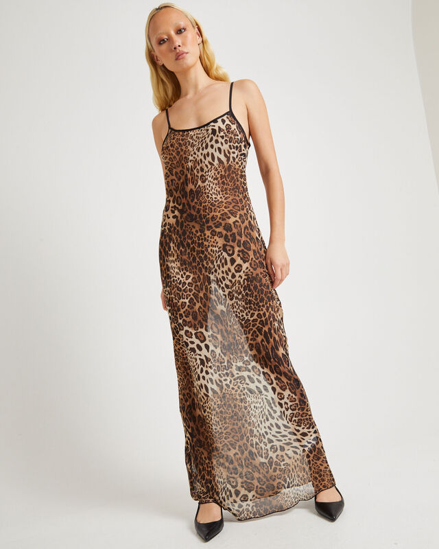 Alora Leopard Slip Maxi Dress, hi-res image number null