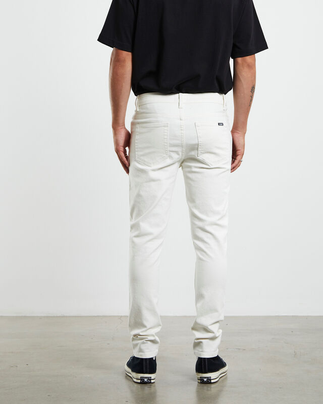 City Riot Slim Jeans in White, hi-res image number null