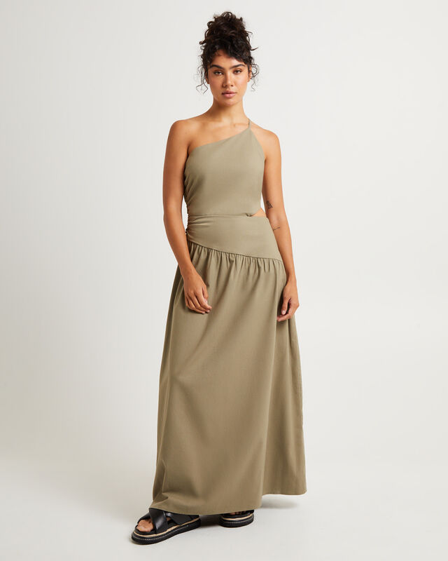 Luna One Shoulder Cut Out Maxi Dress, hi-res image number null