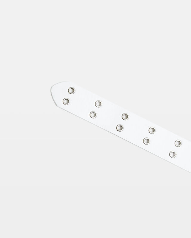 Nitro Double Eyelet Belt White, hi-res image number null