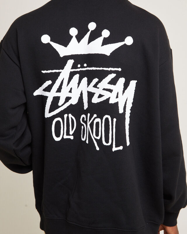 Old Skool Fleece Hoodie Black, hi-res image number null