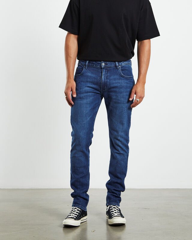 Tim Slim Jeans Organic Indigo Worn Blue, hi-res image number null