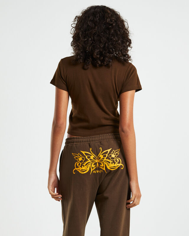 Sure Desire Baby Tee Chocolate Brown, hi-res image number null