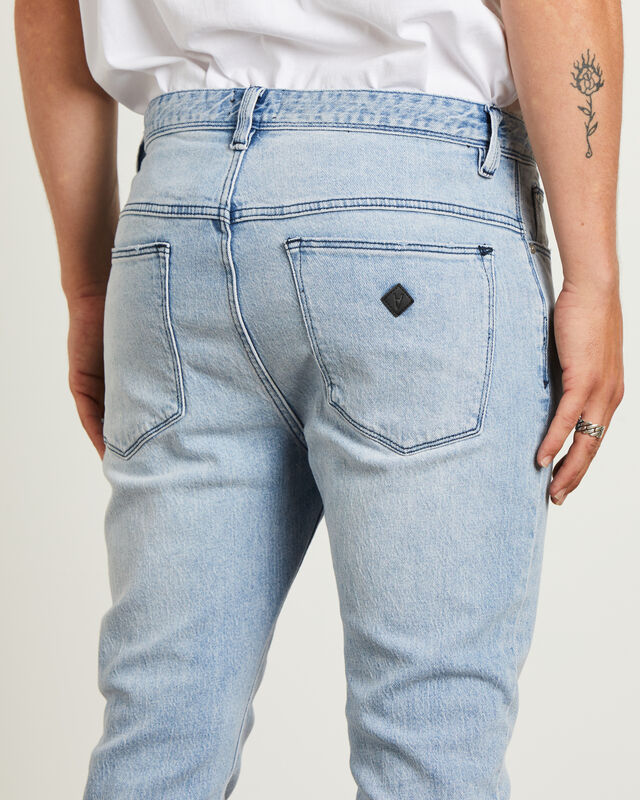 A Dropped Slim Denim Jeans in Rossi Blue, hi-res image number null